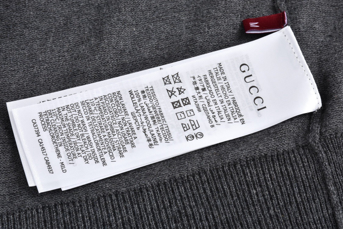 Letter Pocket Reaction Sweater