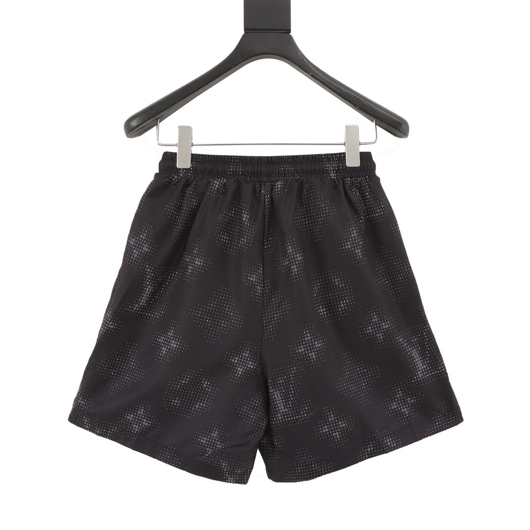 Drawstring printed short style