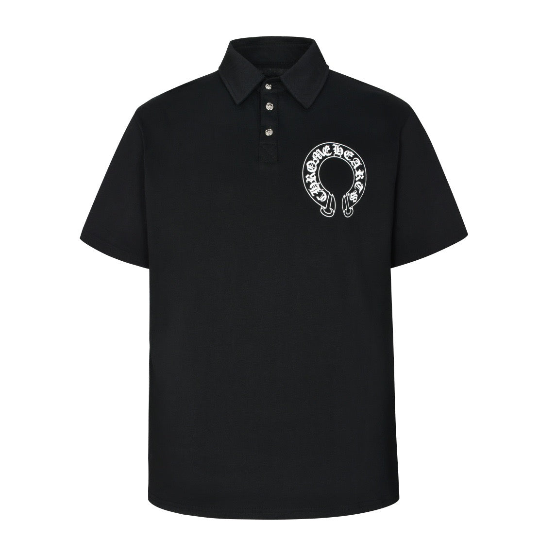 horseshoe print short sleeve shirt