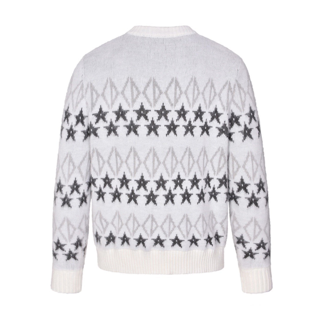 Star knitted sweater