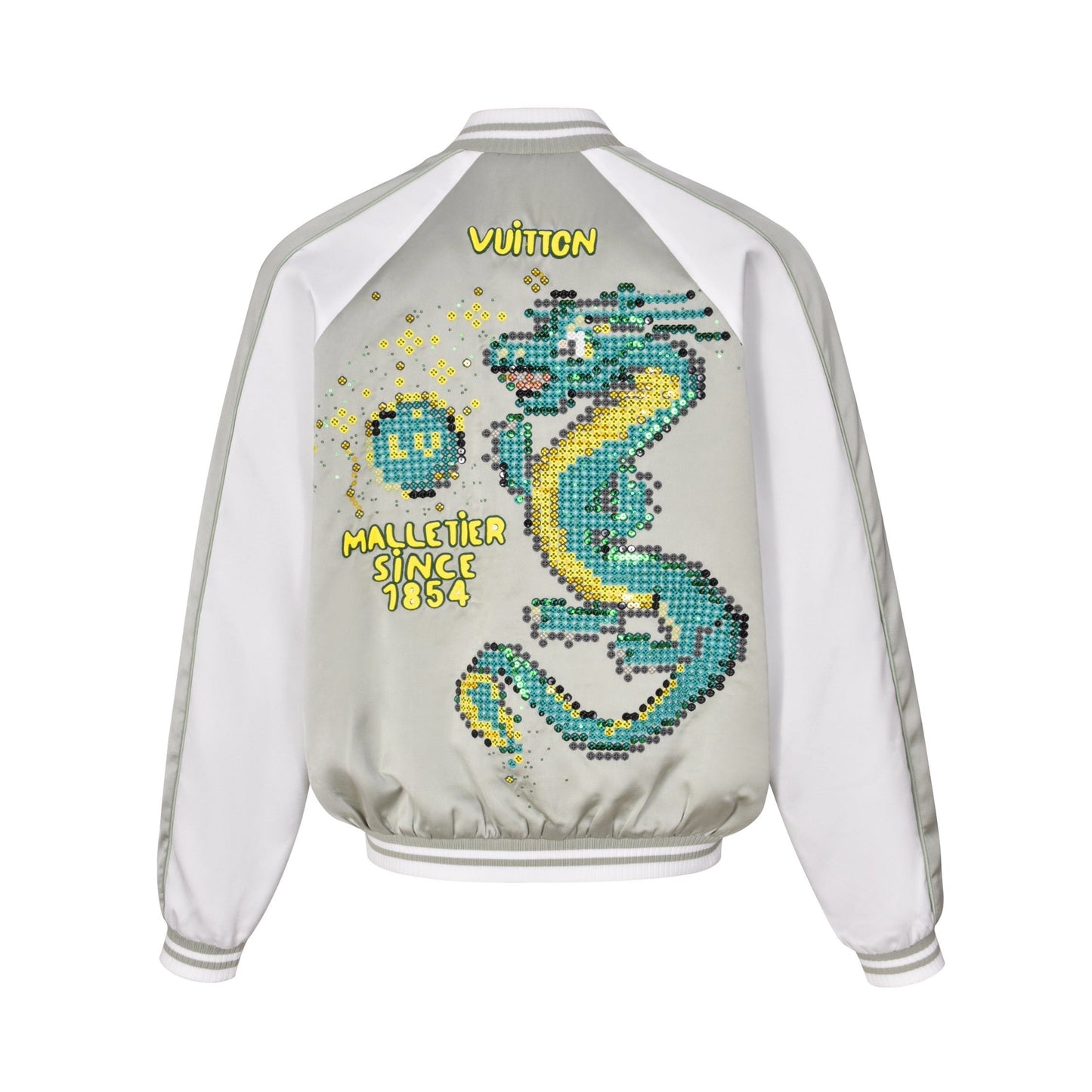 Silk Dragon Year Pixel Jacket