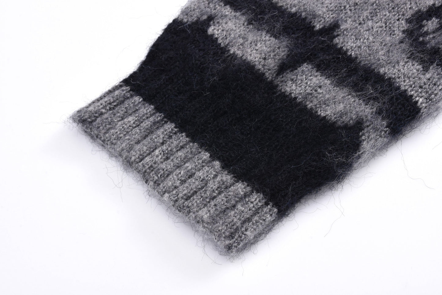 Mohair knitted sweater