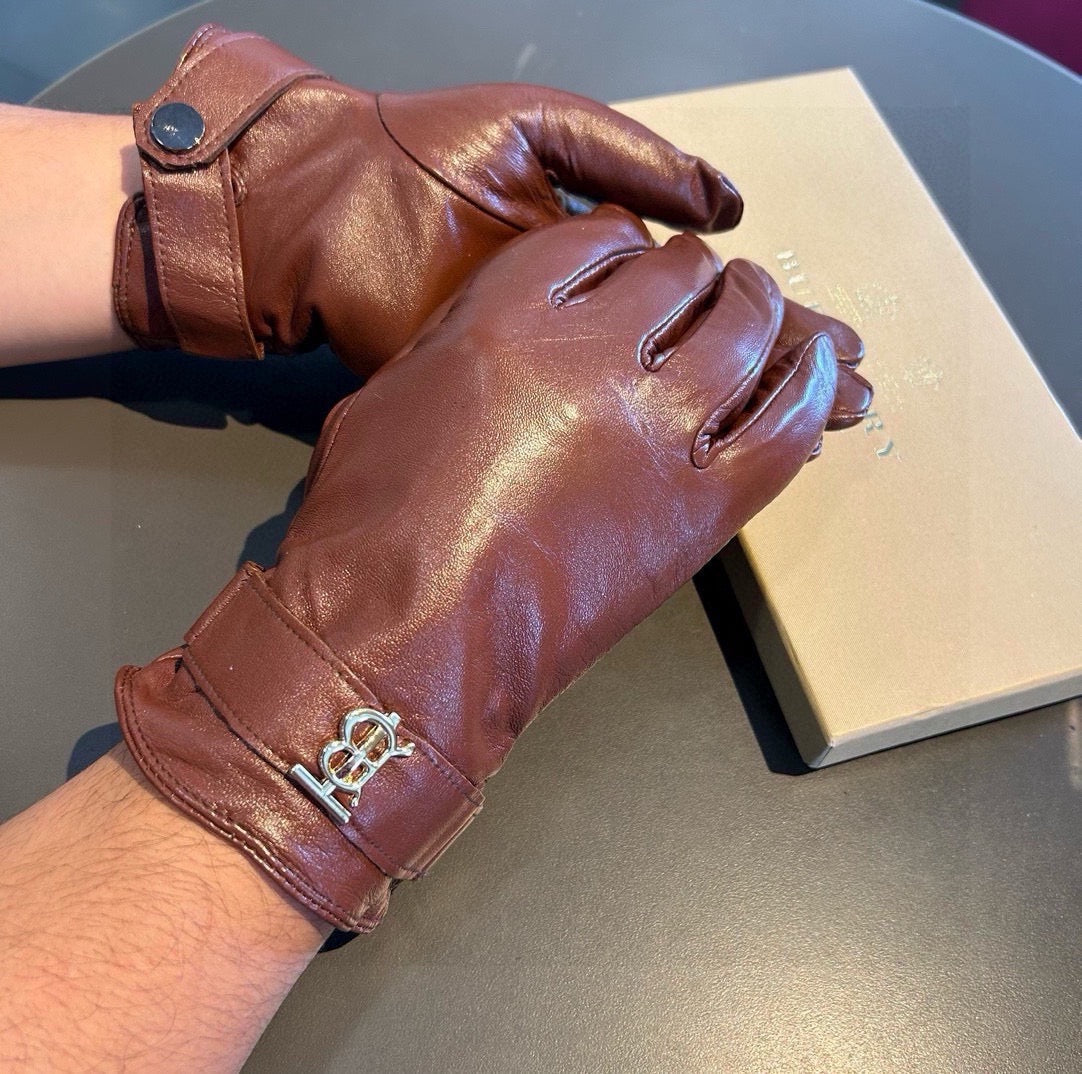 leather gloves