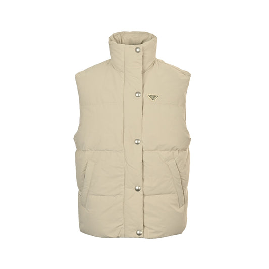 Apricot down vest