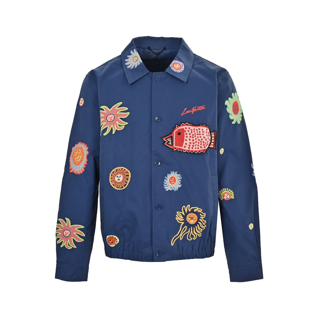 sunfish embroidered jacket