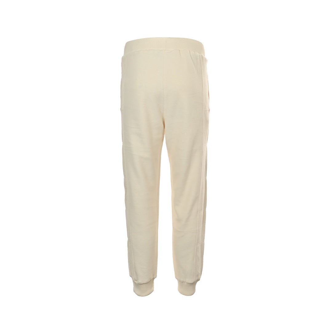 Embroidered wool suit trousers